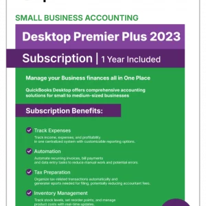 QuickBooks Desktop Premier Plus 2023 – 1 Year Subscription